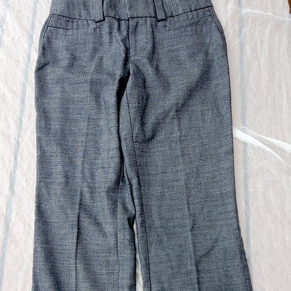Grey wide leg trousers